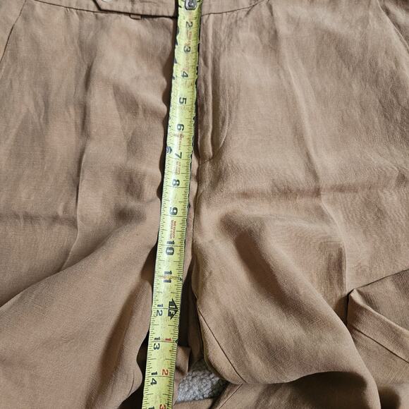 Lauren Ralph Lauren Silk Linen Relaxed Straight Pant 6 - Picture 6 of 8